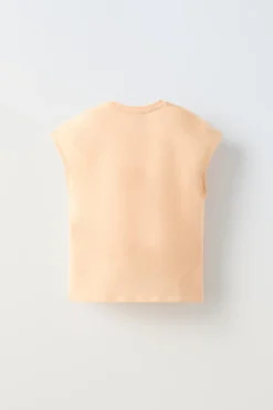Niños ZARA 6 - 14 Años·Camisetas<CAMISETA APLIQUE BRILLO