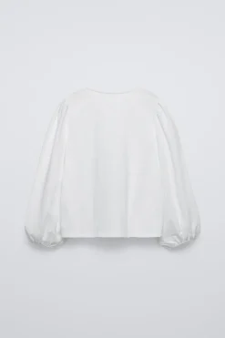 Niños ZARA 6 - 14 Años·Camisetas<CAMISETA APLIQUE LAZOS