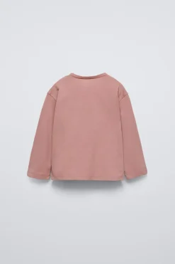 Niños ZARA 1½ - 6 Años·Camisetas|6 - 18 Meses·Camisetas<CAMISETA APLIQUE PLUMETI