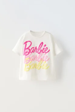 Niños ZARA 1½ - 6 Años·Camisetas|1½ - 6 Años·Total Look<CAMISETA BARBIE BRILLO ™ MATTEL