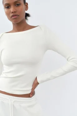 Sale CAMISETA BARCO RIB Mujer Camisetas