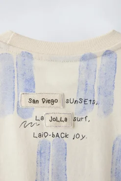 Niños ZARA 6 - 14 Años·Camisetas<CAMISETA BOLSILLO CROCHET