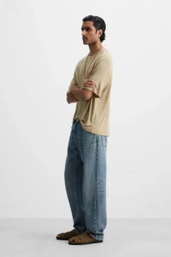 Outlet CAMISETA BORDADO COMBINADO Hombre Camisetas