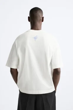 Online CAMISETA BORDADO CONTRASTE Hombre Camisetas