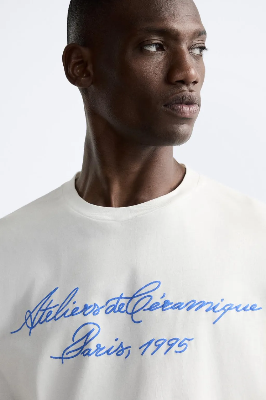 Online CAMISETA BORDADO CONTRASTE Hombre Camisetas