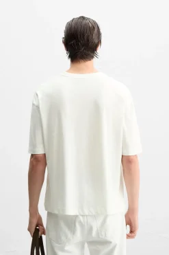 Discount CAMISETA BORDADO CONTRASTE Hombre Camisetas