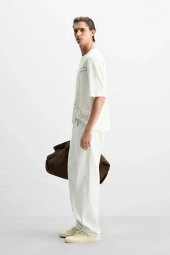 Discount CAMISETA BORDADO CONTRASTE Hombre Camisetas