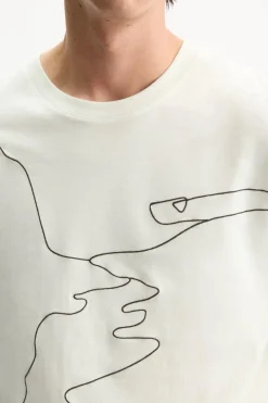 Discount CAMISETA BORDADO CONTRASTE Hombre Camisetas