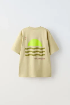 Niños ZARA 6 - 14 Años·Camisetas<CAMISETA BORDADO ESTAMPADO