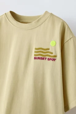 Niños ZARA 6 - 14 Años·Camisetas<CAMISETA BORDADO ESTAMPADO