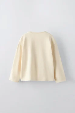 Niños ZARA 1½ - 6 Años·Camisetas|6 - 18 Meses·Camisetas<CAMISETA BORDADO FLORES