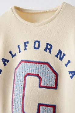 Niños ZARA 1½ - 6 Años·Camisetas|6 - 18 Meses·Camisetas<CAMISETA BORDADO FLORES