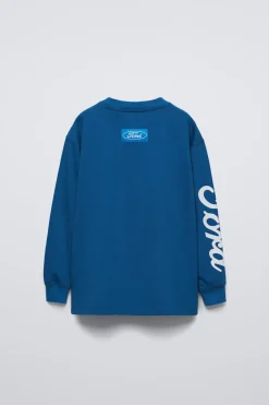 Niños ZARA 6 - 14 Años·Camisetas<CAMISETA BORDADO FORD MUSTANG ©