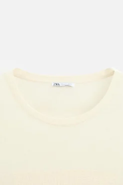 Outlet CAMISETA BORDADO GEOMÉTRICO Hombre Camisetas