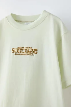 Niños ZARA 6 - 14 Años·Camisetas<CAMISETA BORDADO SKATE