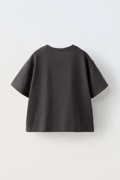 Niños ZARA 6 - 14 Años·Camisetas<CAMISETA BORDADOS CORDONES