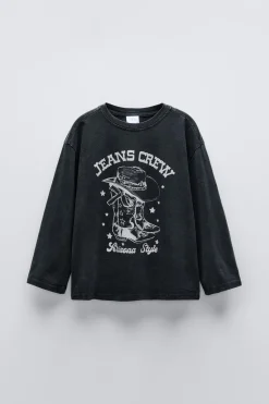 Niños ZARA 6 - 14 Años·Camisetas<CAMISETA BOTAS COWBOY