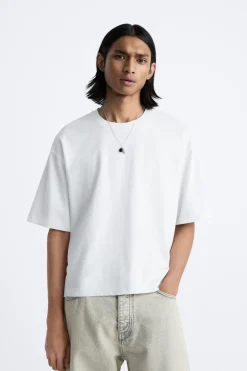 Hot CAMISETA BOXY CROPPED FIT Hombre Camisetas