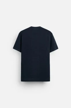 Outlet CAMISETA BÁSICA PUNTO Hombre Jerséis / Chaquetas|Camisetas