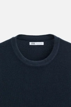 Outlet CAMISETA BÁSICA PUNTO Hombre Jerséis / Chaquetas|Camisetas