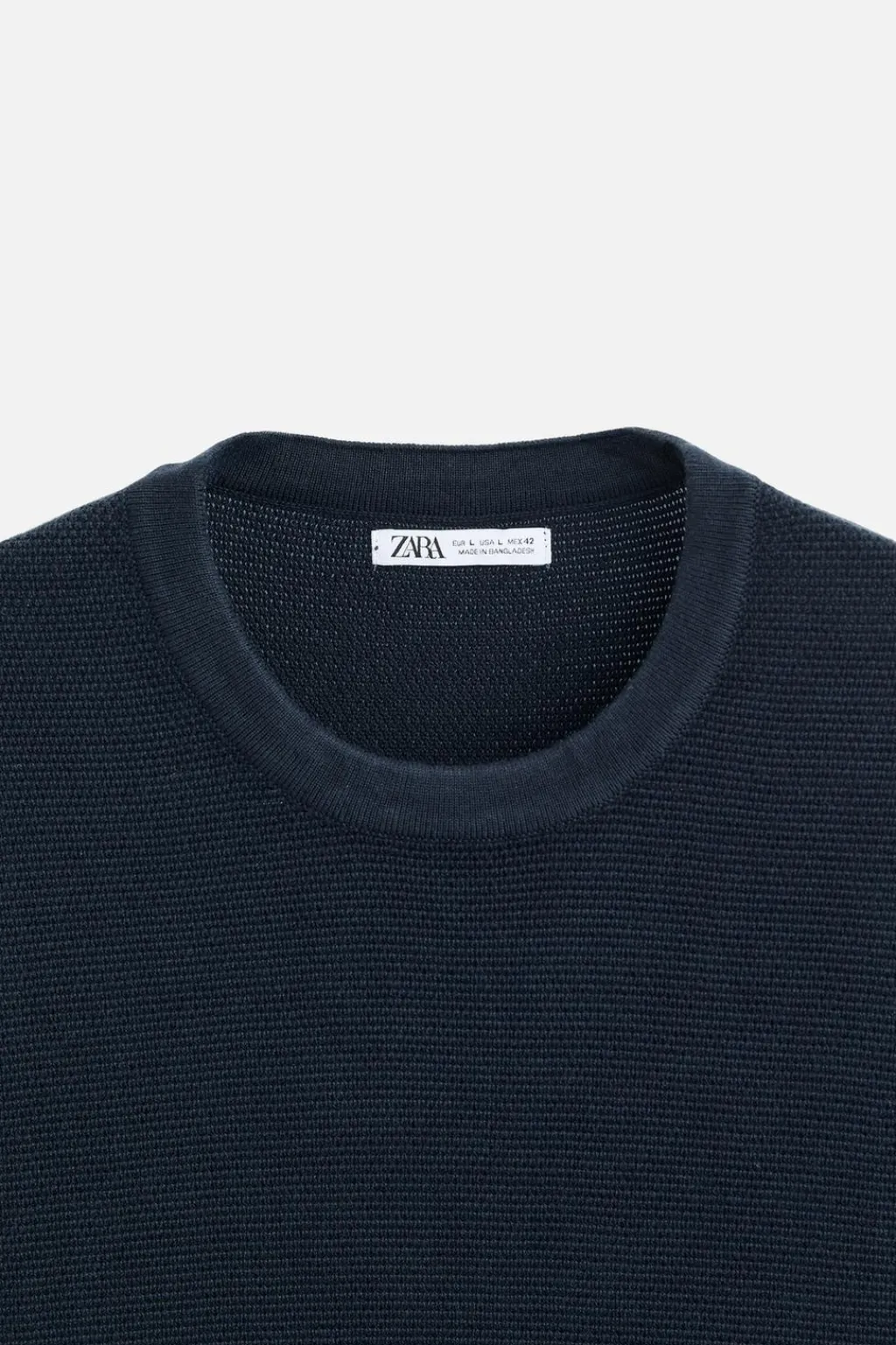 Outlet CAMISETA BÁSICA PUNTO Hombre Jerséis / Chaquetas|Camisetas