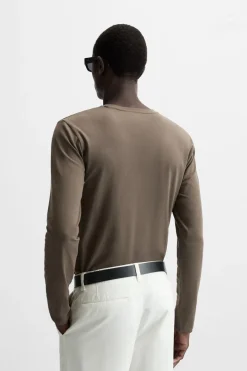 Outlet CAMISETA BÁSICA SLIM FIT Hombre Camisetas