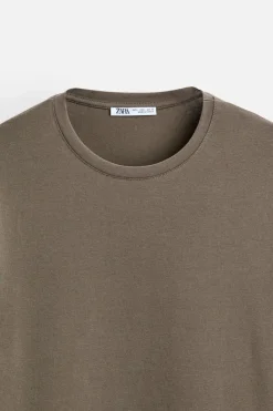 Outlet CAMISETA BÁSICA SLIM FIT Hombre Camisetas