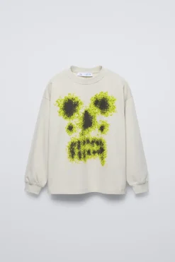 Niños ZARA 6 - 14 Años·Camisetas<CAMISETA CALAVERA