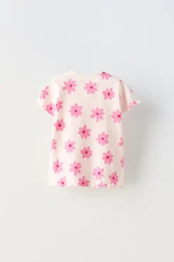Niños ZARA 1½ - 6 Años·Camisetas|1½ - 6 Años·Total Look<CAMISETA CANALÉ FLORES
