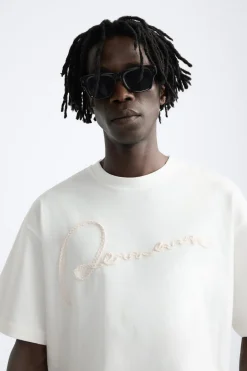 Fashion CAMISETA CINTA BORDADA Hombre Camisetas