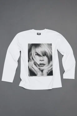 Hot CAMISETA CLAUDIA SCHIFFER - PHOTO BY JAN WELTERS LICENSED BY TRUNK ARCHIVE Mujer Camisetas
