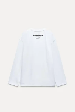 Hot CAMISETA CLAUDIA SCHIFFER - PHOTO BY JAN WELTERS LICENSED BY TRUNK ARCHIVE Mujer Camisetas