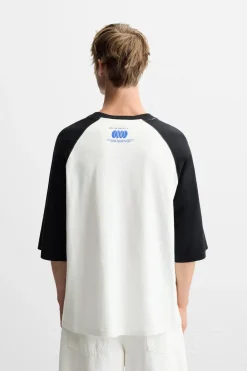 Clearance CAMISETA COLOR BLOCK TEXTOS Hombre Camisetas