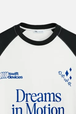 Clearance CAMISETA COLOR BLOCK TEXTOS Hombre Camisetas