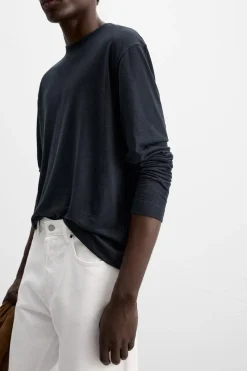 Outlet CAMISETA CON LINO Hombre Camisetas