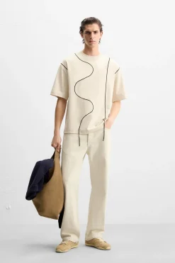 Hot CAMISETA CORDÓN CONTRASTE Hombre Camisetas