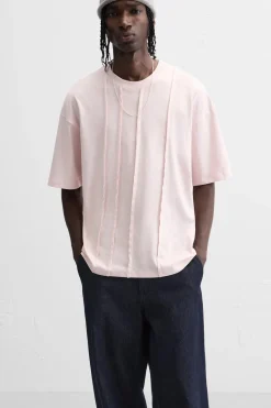 Sale CAMISETA COSTURAS Hombre Camisetas