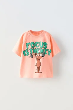 Niños ZARA 1½ - 6 Años·Camisetas|1½ - 6 Años·Camisetas<CAMISETA COYOTE ETIQUETA