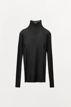 New CAMISETA CUELLO ALTO Mujer Camisetas