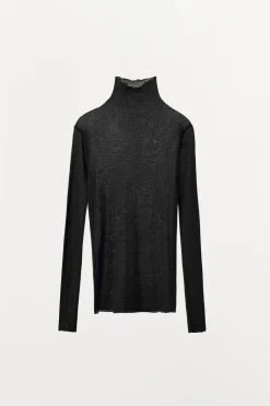 New CAMISETA CUELLO ALTO Mujer Camisetas