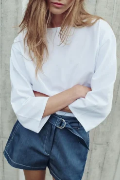 Hot CAMISETA CUELLO BARCO Mujer Camisetas