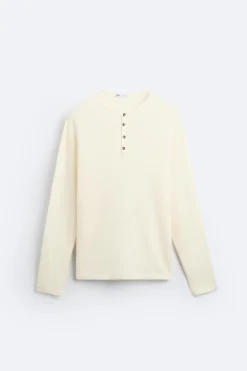 Sale CAMISETA CUELLO BOTONES Hombre Camisetas