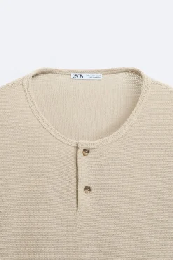 Hot CAMISETA CUELLO BOTONES Hombre Camisetas