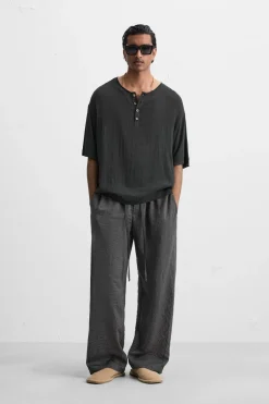 Fashion CAMISETA CUELLO BOTONES Hombre Camisetas