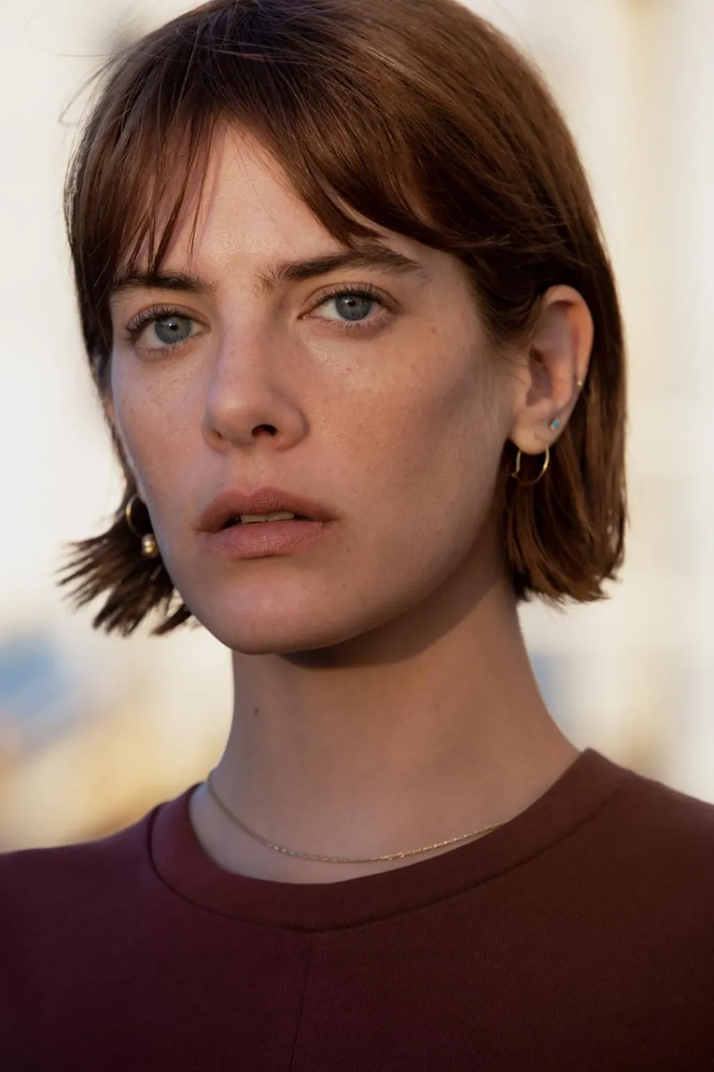 Fashion CAMISETA DRAPEADO LATERAL Mujer Tops / Bodies