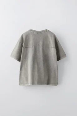 Niños ZARA 6 - 14 Años·Camisetas|6 - 14 Años·Camisetas<CAMISETA EFECTO LAVADO LILO & STITCH © DISNEY