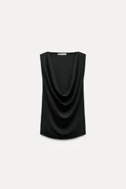 Outlet CAMISETA ESCOTE DRAPEADO Mujer Tops / Bodies