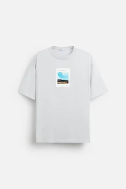 Outlet CAMISETA ESTAMPACIÓN FOTOGRÁFICA Hombre Camisetas