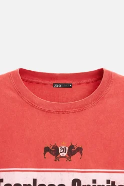 Online CAMISETA ESTAMPADA CROPPED FIT Hombre Camisetas