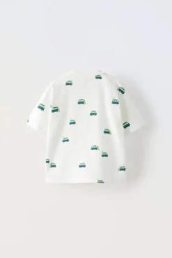 Niños ZARA 1½ - 6 Años·Camisetas|6 - 18 Meses·Camisetas<CAMISETA ESTAMPADO